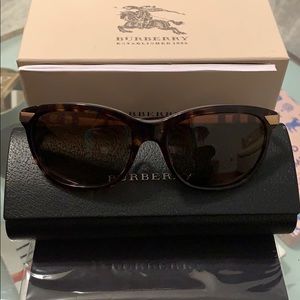 Tortoise Burberry sunglasses